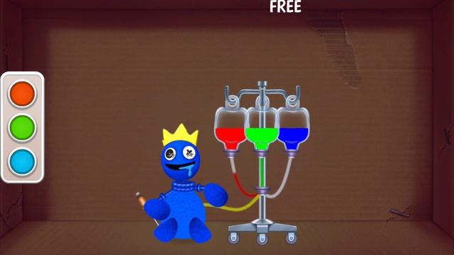 Rainbow Friends Blue Buddy vs Drip Bag Liquids | Kick the Buddy Mod 2022 смотреть онлайн