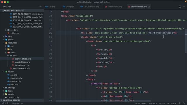How to use soft deletes in Laravel смотреть онлайн
