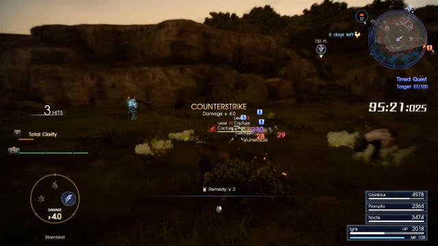 Final Fantasy XV Cactuar Timed Quest смотреть онлайн