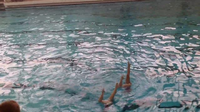 Синхрон.плавание чемп.украини 2014 маи дует Одесса