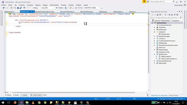 Curso básico programación C# - 36.Aplicaciones web.SQL (4) y Treeview- Visual Studio 2017 смотреть онлайн