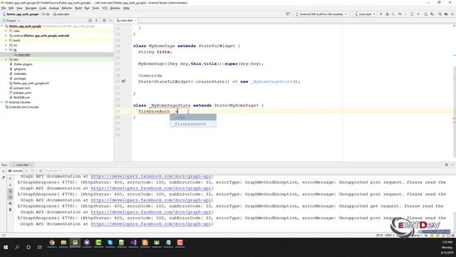 Flutter Development Tutorial - Firebase Authentication with Google Account смотреть онлайн