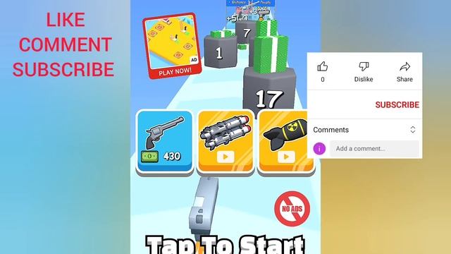 Gun Head Run ✪ GamePlay Walkthrough ✪ Mobile Game ✪ Android & iOS смотреть онлайн