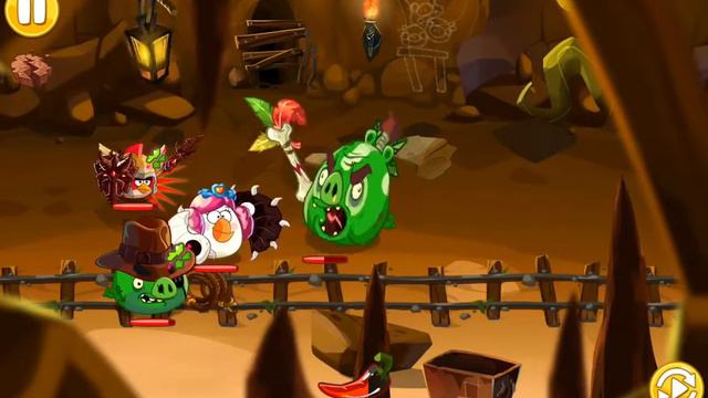 Angry Birds Epic : Chronicle Cave 17-10 (Boss Battle) 2 Star, Perfect Health, Imposibble 3 Star? смотреть онлайн