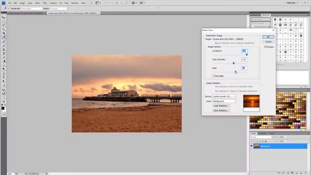 Tutorial Photoshop - Match Color смотреть онлайн