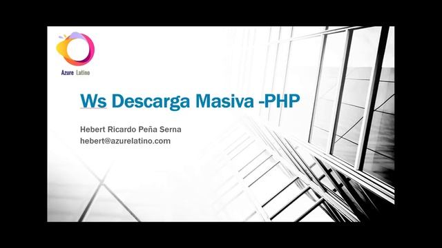 Descarga Masiva CFDIs con Web Service del SAT -PHP смотреть онлайн