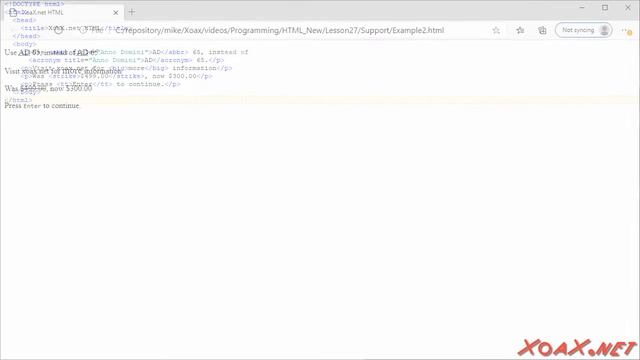 HTML Lesson 27: Deprecated Elements смотреть онлайн