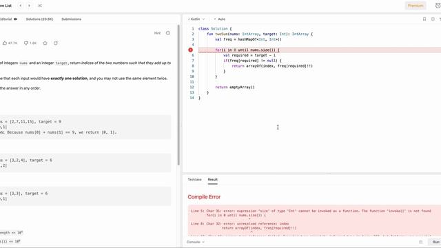 LeetCode Two Sum Solution in Kotlin | Live Coding смотреть онлайн