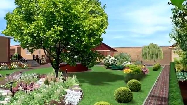 Ландшафтное проектирование в 3D смотреть онлайн