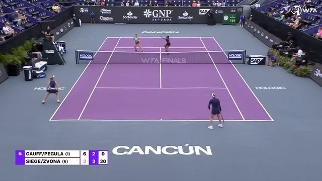 Siegemund/Zvonareva Vs. Gauff/Pegula| 2023 WTA Finals Group Stage | WTA Match Highlights