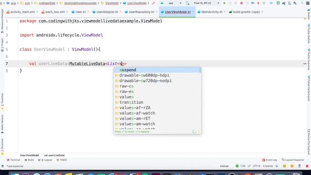 ViewModel with LiveData in Android Kotlin - Hindi смотреть онлайн
