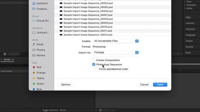 How to Import an Image Sequence into After Effects смотреть онлайн