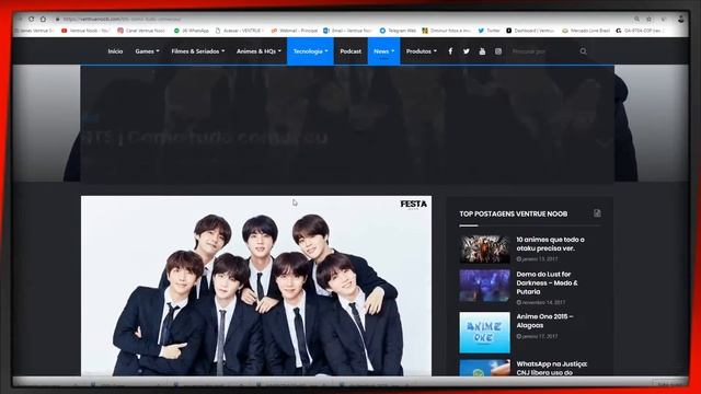 Como muda redes sócias no site ventruenoob.com смотреть онлайн