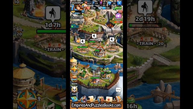 Base is Completed! No building to do so iron is going to weapons! —Empires and Puzzles books смотреть онлайн