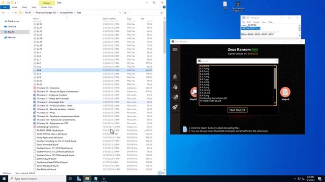 Decrypt ransomware encrypted files .infected, .savelock52, .wzqw, .rewz, .2QZ3, .mzre смотреть онлайн