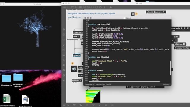Creating a Simple Tree With Jitter Using JavaScript – Max/MSP Tutorial + Patch смотреть онлайн