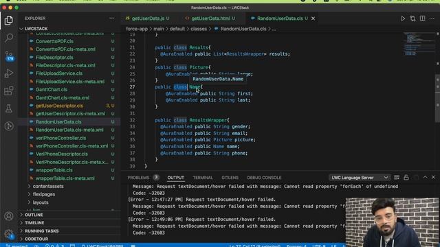 Get Random User's Information from Web using Rest APIs in Lightning Web Component | LWC Stack ☁️⚡️ смотреть онлайн