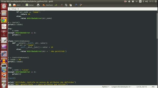Aulas Python - 122 - POO Avançado II: Manejamento de Atributos, Dicionários, Objetos Chamáveis смотреть онлайн