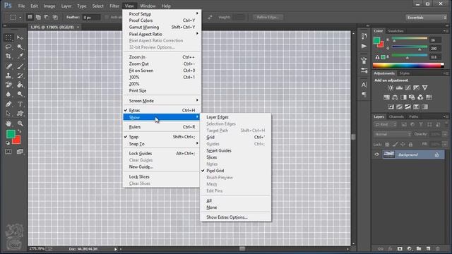 How To Disable Pixel Grid On Zoom In Photoshop смотреть онлайн
