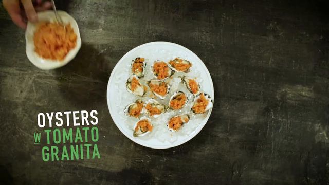 Knorr World Cuisines - Oysters with Tomato Granita смотреть онлайн