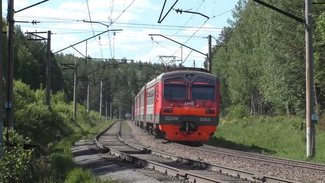 ЭД4М-0064 сообщением Нижний Тагил - Чусовская смотреть онлайн