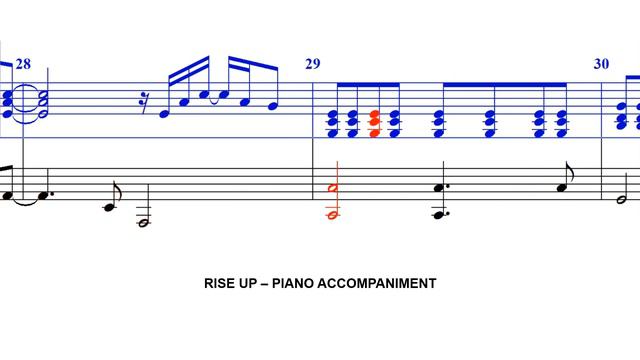 Rise Up - PIANO ACCOMPANIMENT смотреть онлайн