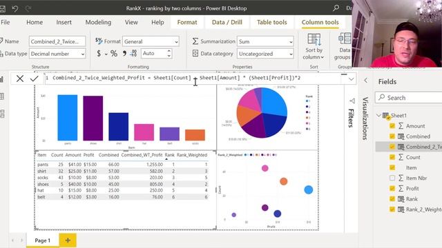 Power BI RANKX - How To Rank Using Multiple And Even Weighted Columns смотреть онлайн