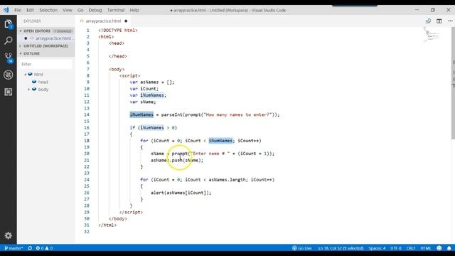 JavaScript #12 Array Part 2: Push, Pop, Unshift, Shift смотреть онлайн