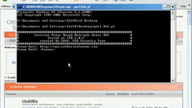 using perl and dos to take down a website смотреть онлайн
