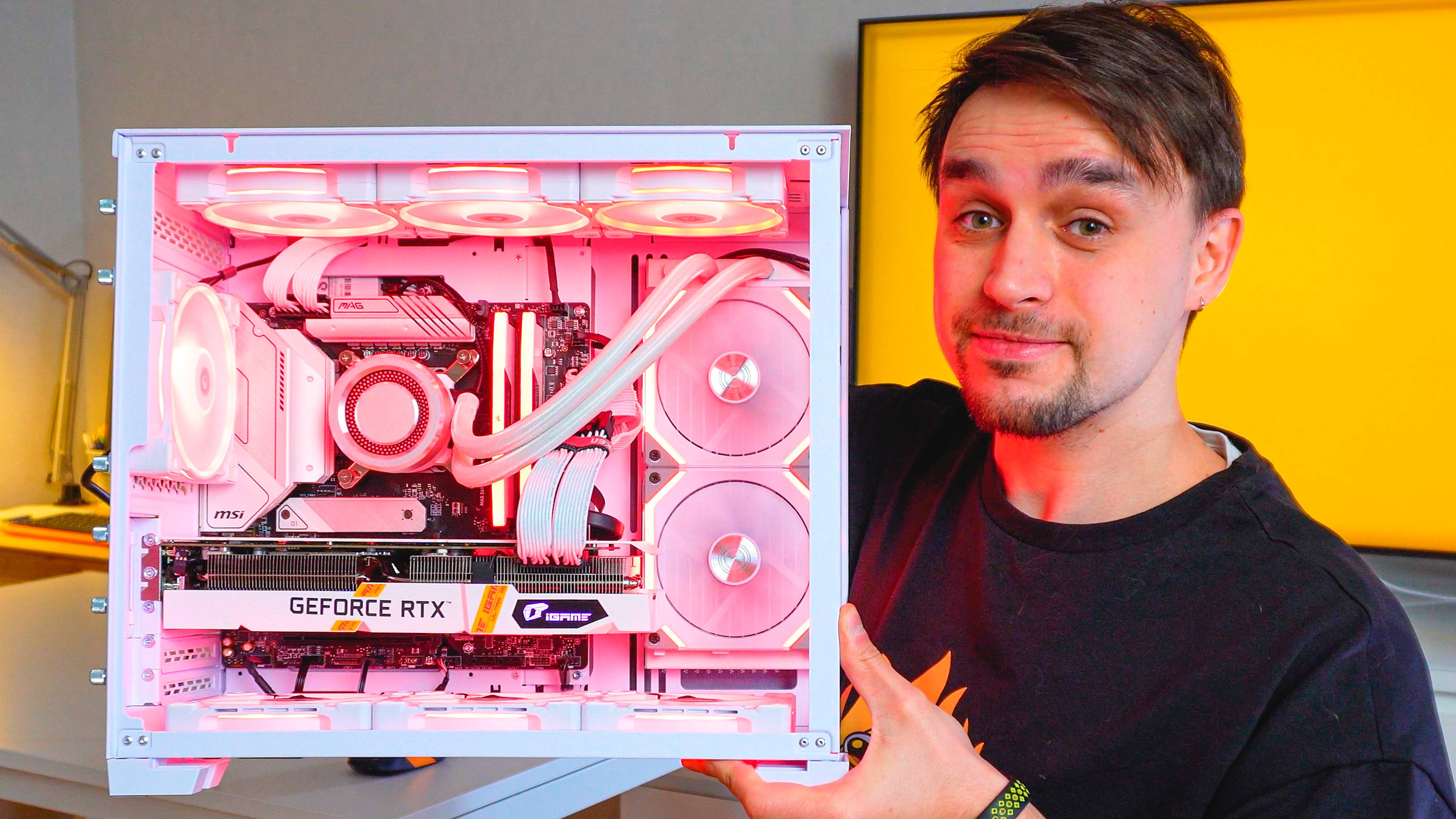 СОБРАЛ КОМПЬЮТЕР АКВАРИУМ В КОРПУСЕ LIAN LI