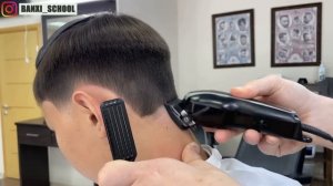 КРОП на азиатские торчащие волосы / taper fade