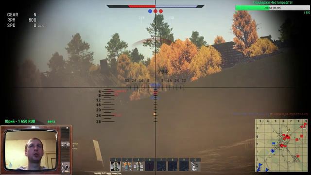 т-34 КВ-1 War Thunder Честопрафт Стрим 2018-04-04
