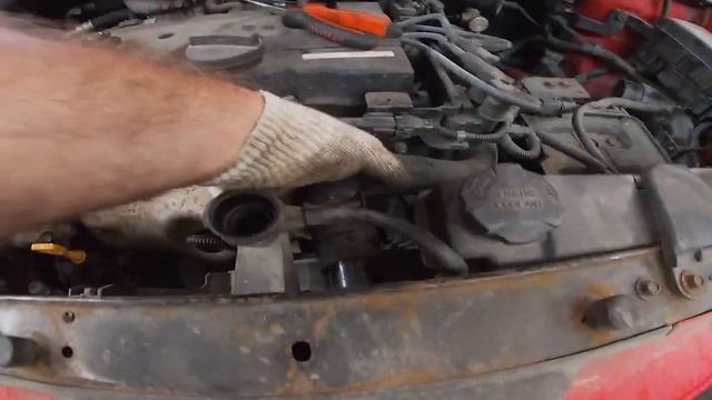 Замена термостата Хундай ГЕЦ смотреть онлайн