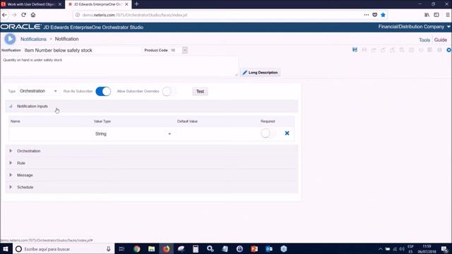 JD Edwards 9.2 - Notifications for Distribution смотреть онлайн