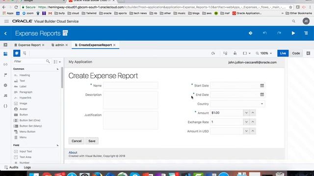 Computed Fields - Visual Builder Cloud Service Tutorial смотреть онлайн