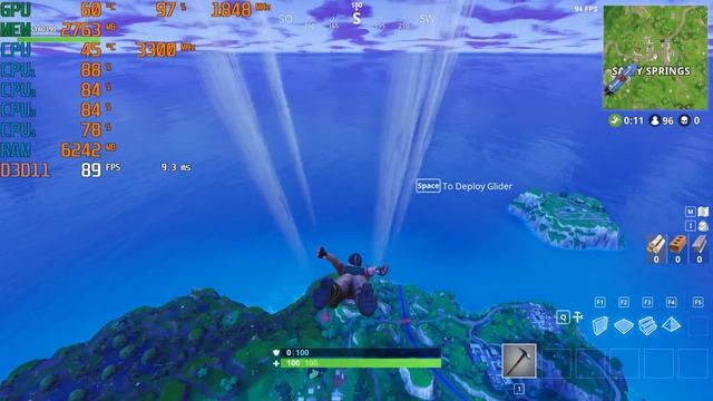 Intel Core i5-7400 \ Nvidia GTX 1060 3GB \ Fortnite \ epic settings @1080p смотреть онлайн