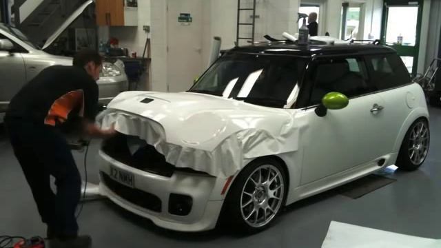 Vehicle Wrapping Mini Cooper S R56 смотреть онлайн
