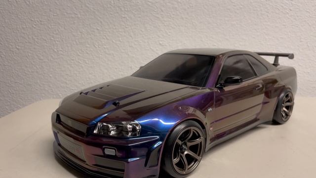 Traxxas 4-Tec 2.0 R34 GTR Midnight Purple Tamiya