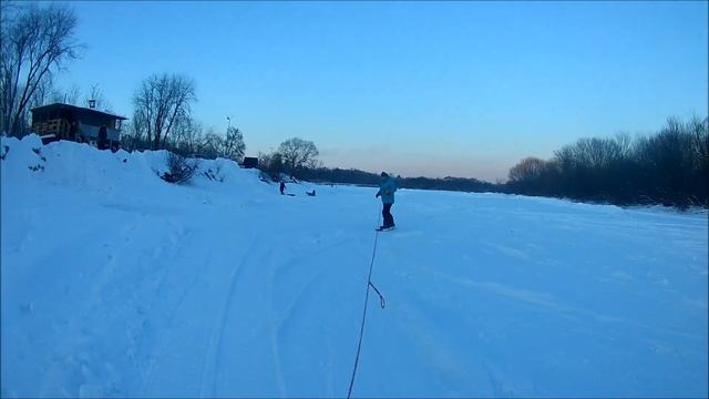 "Буран" + сноуборд | snowmobile + snowboard (2) смотреть онлайн