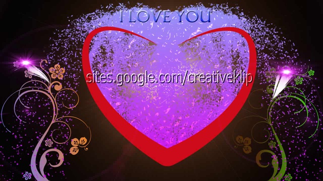 Footage - I LOVE YOU , Футаж Я ТЕБЯ ЛЮБЛЮ