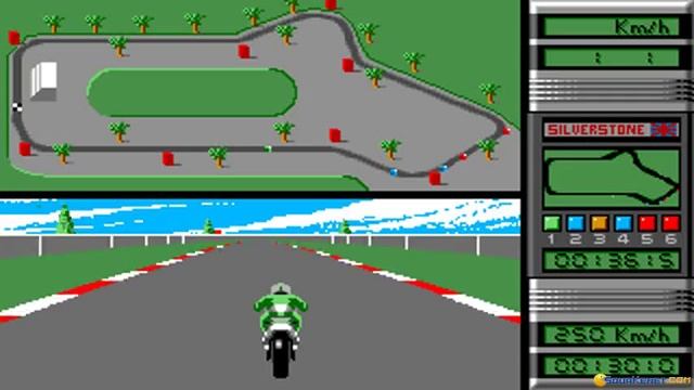 Grand Prix 500 2 gameplay (PC Game, 1991) смотреть онлайн