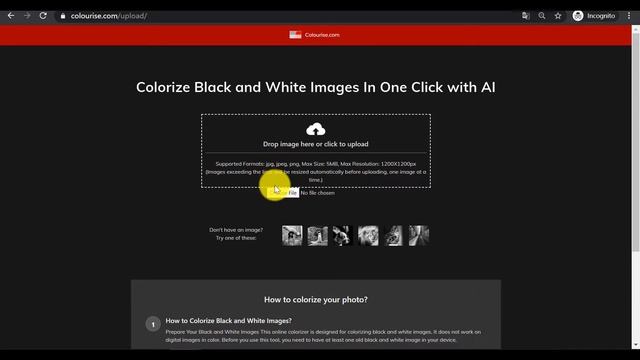 How to Colorize Black and White Photo Online Free in AI Image Colourizer ? (2021) смотреть онлайн