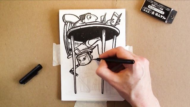 The wicked spirit of indecisive diners (Impromptu drawing 4) - Alban Low смотреть онлайн
