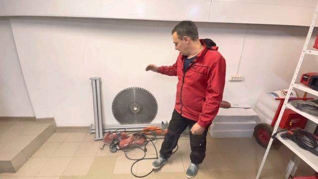 Алмазная резка . Мой выбор оборудования для резки Железобетонна. смотреть онлайн