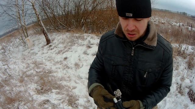 Травматический пистолет ОСА.Тест разных патронов смотреть онлайн