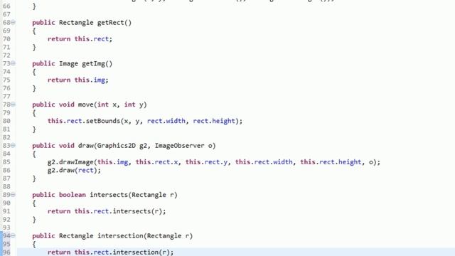 Learning Java: Part 27: Image/Shape Collisions/Intersections смотреть онлайн