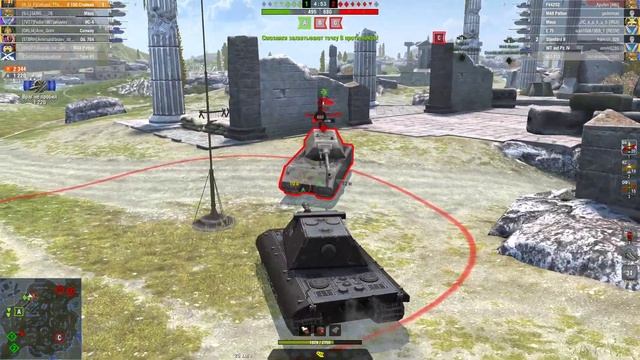 WoT Blitz. E100 после апа ХП в обнове 6.9 живет дольше