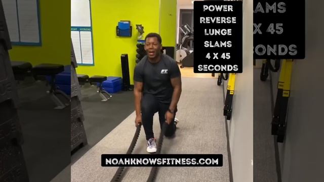 Noah Knows Fitness - 4 Way Battle Rope Challenge смотреть онлайн