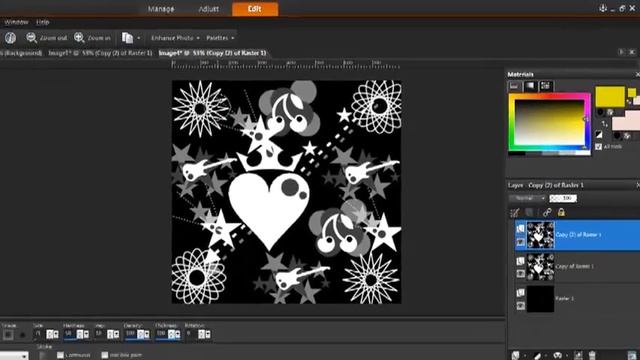 how to make an abstract background in corel paintshop pro x4 смотреть онлайн