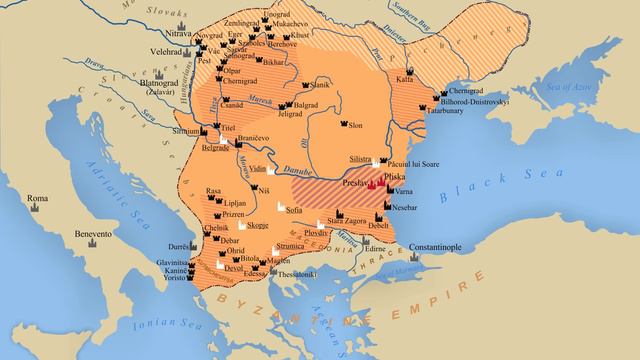 First Bulgarian Empire | Wikipedia audio article смотреть онлайн